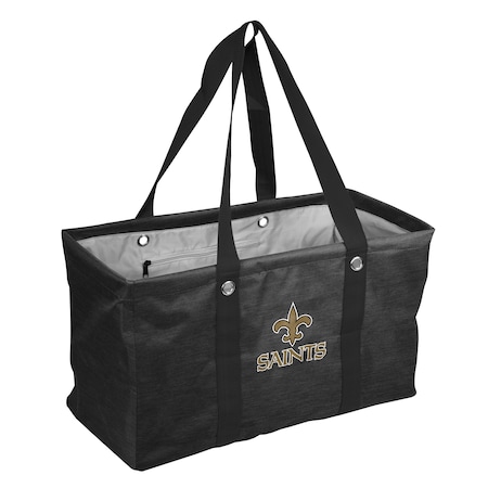 Logo Brands New Orleans Saints Crosshatch Picnic Caddy 620-765-CR1
